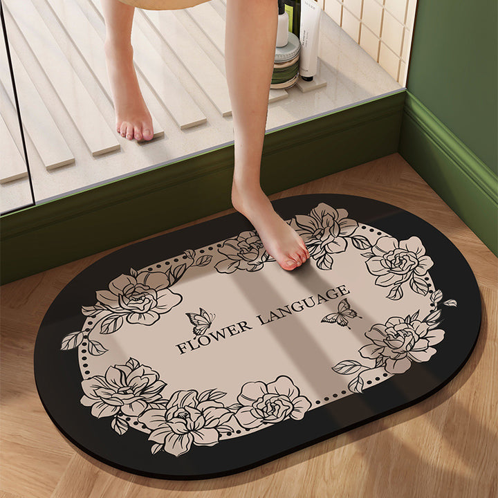 Decorative Bath Mat Kalsten