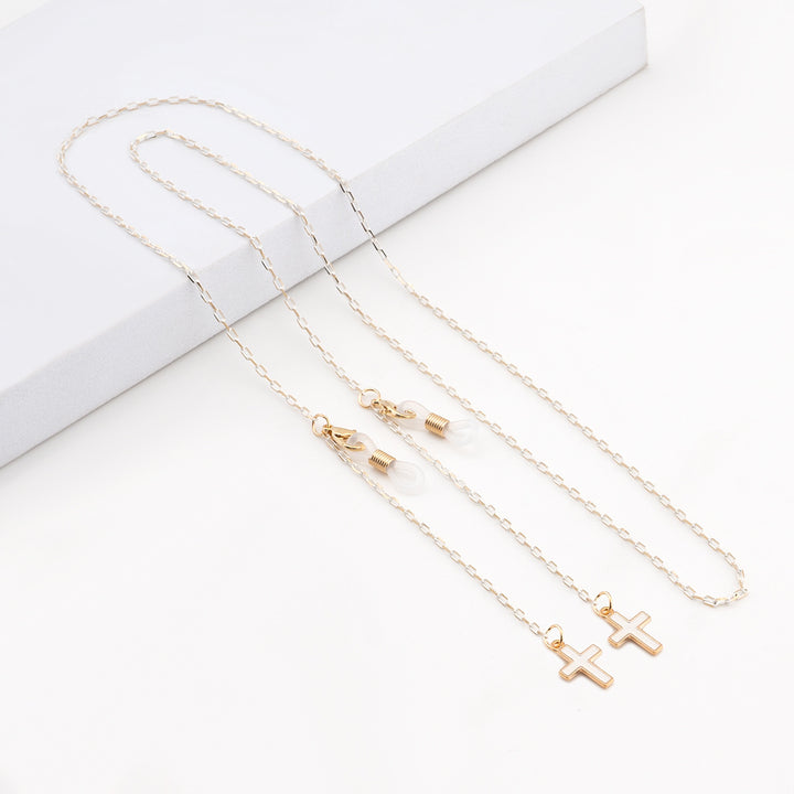 Elegant Geometric Glasses Chain kalsten