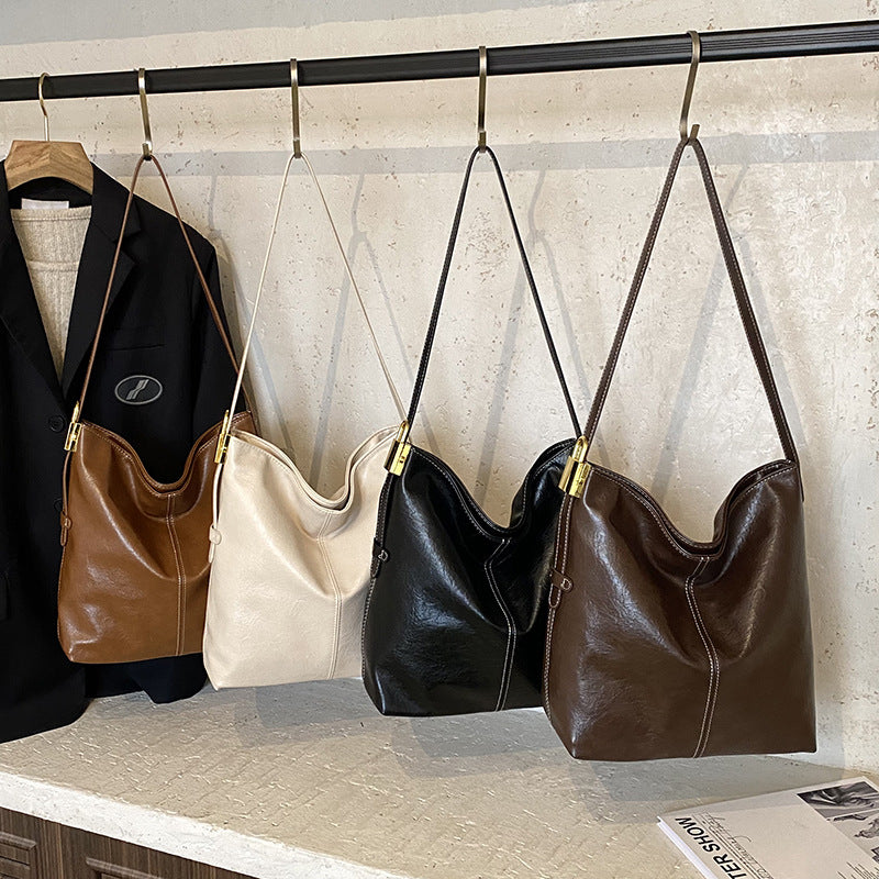 Minimalist Leather Shoulder Bag