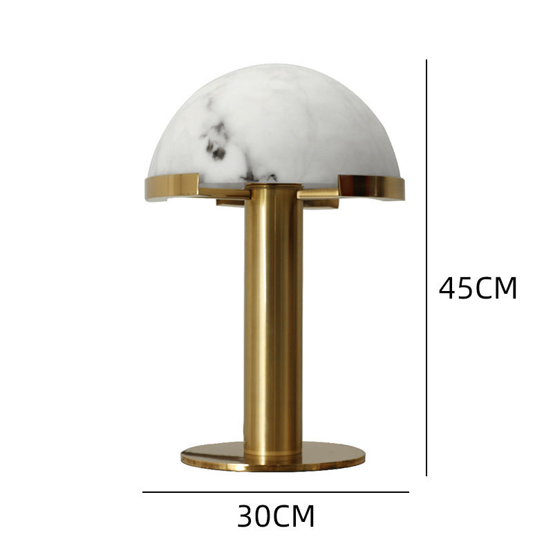 Modern Marble Dome Table Lamp