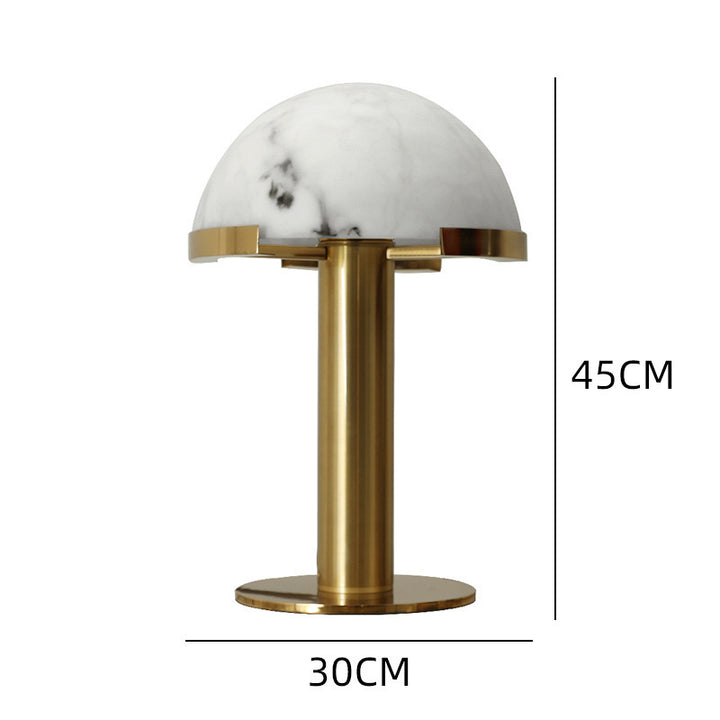 Modern Marble Dome Table Lamp