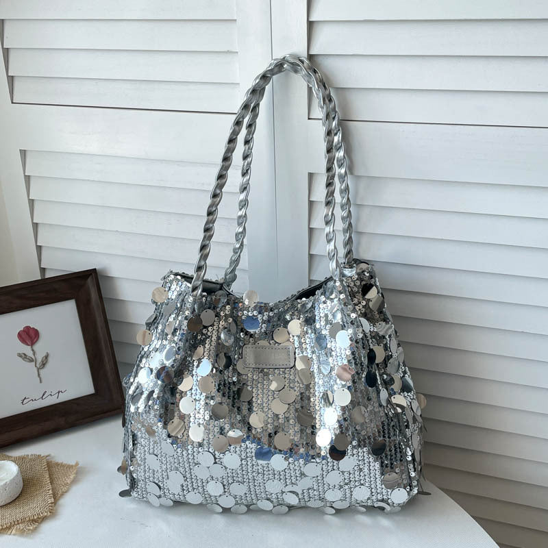 Glamorous Sequin Shoulder Bag