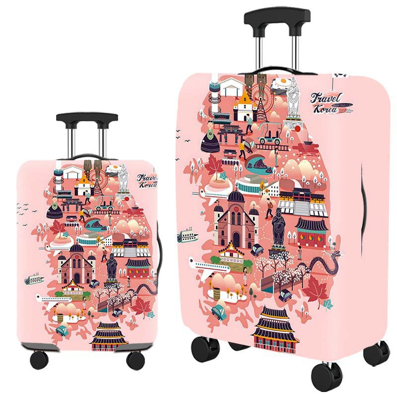 Artistic Travel Hard Shell Suitcase Kalsten