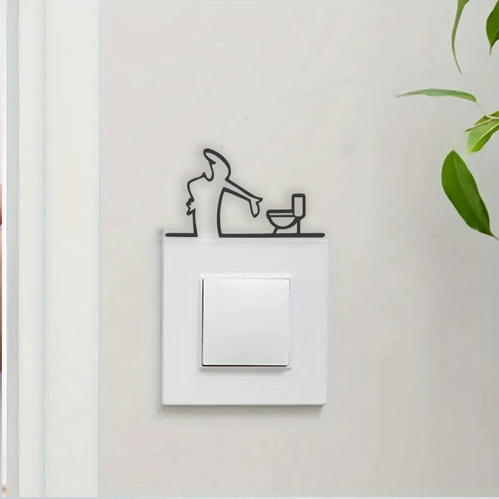 Funny Toilet Humor Wall Decor