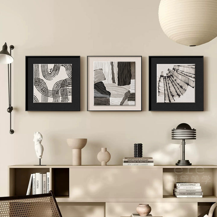 Abstract Textile Wall Art