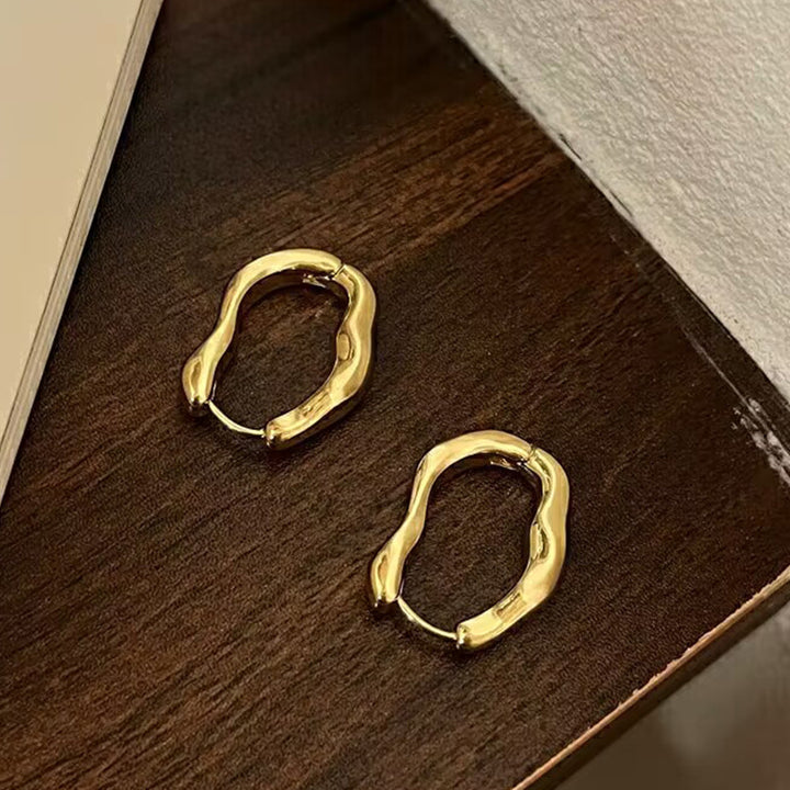 Wavy hoop earrings Kalsten