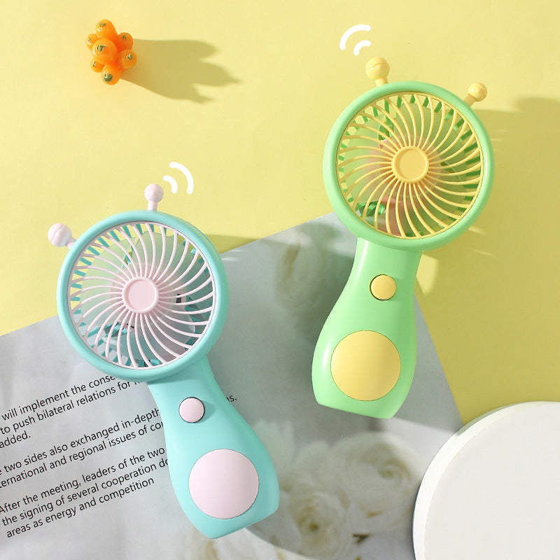 Women's portable hand fan with ergonomic design and quiet fan speeds Kalsten