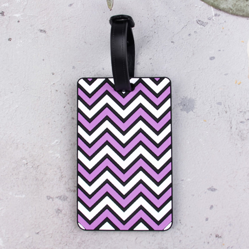 Stylish Chevron Pattern Luggage Tag Kalsten