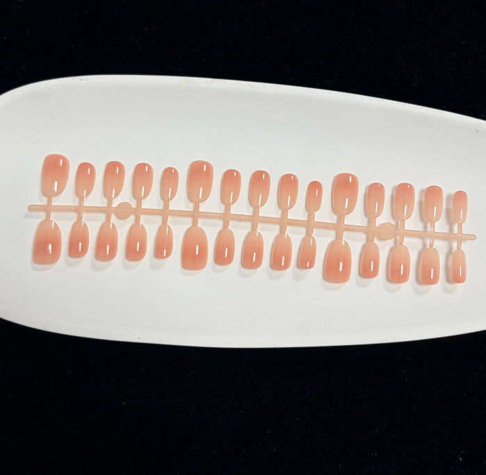 Natural Glossy Press-On Nail Set Kalsten 1789389043