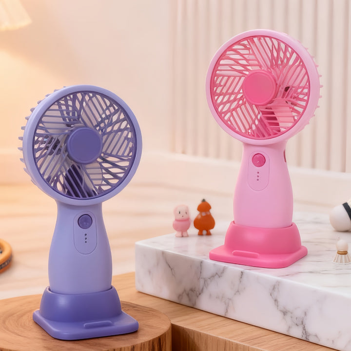 Women's portable USB hand fan with swivel head and variable speed control Kalsten