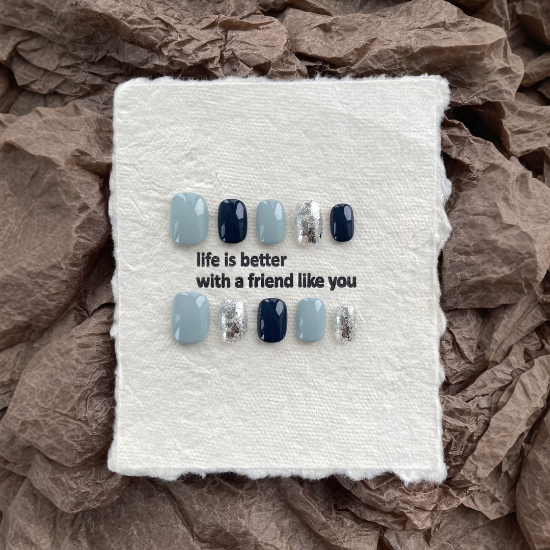 Artistic Press-On Nail Art Set