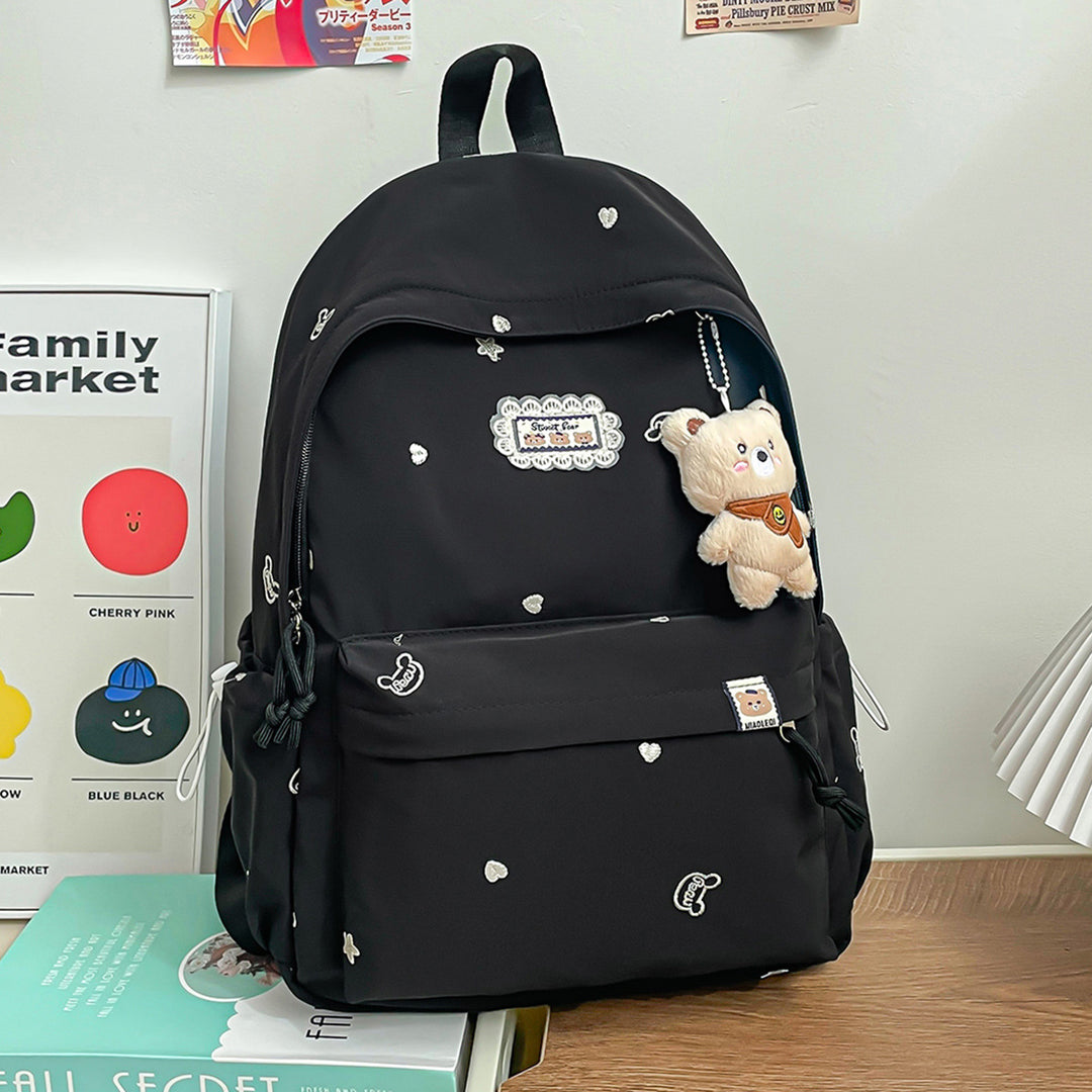 Stylish Floral-Embellished Backpack Kalsten