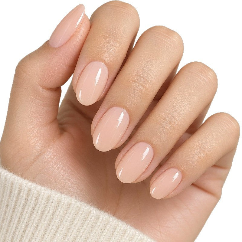 Glossy Natural Nail Enhancements Kalsten