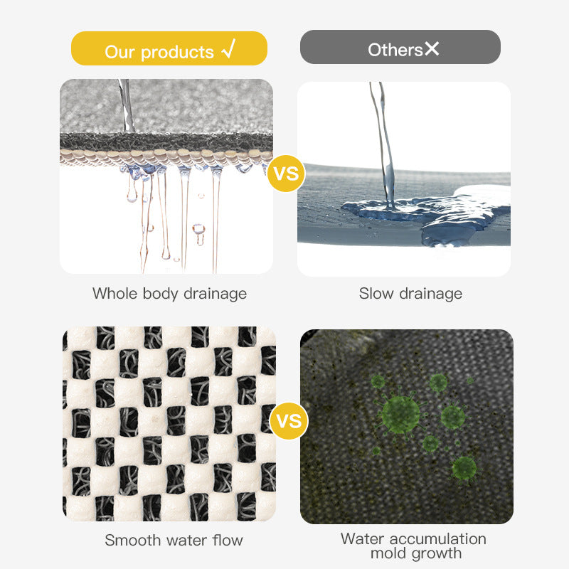 Quick-Drying Shower Mat