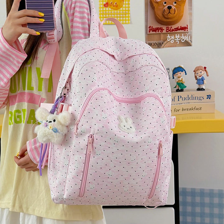 Cute Bunny-Themed School Backpack Kalsten