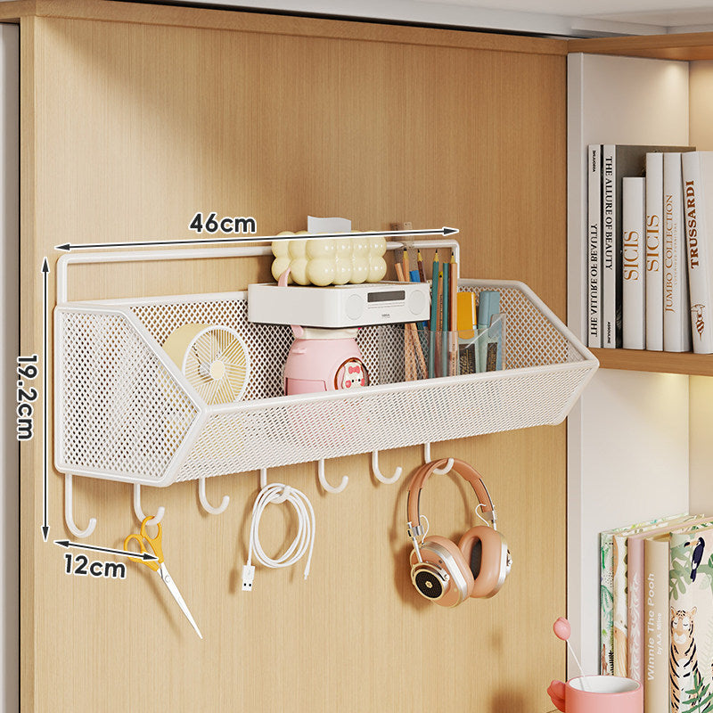 Clip-On Mesh Cabinet Edge Storage Basket Organizer