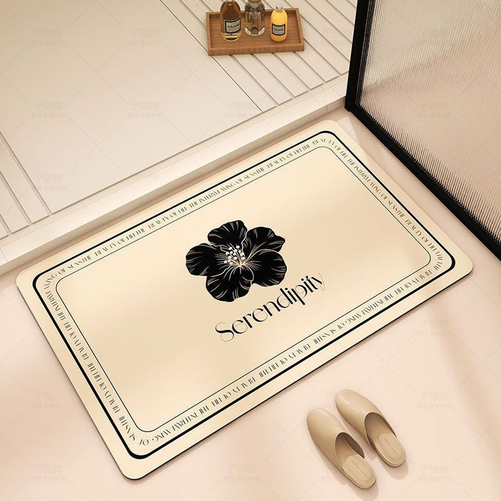 Inspirational Quote Bathroom Mat Kalsten