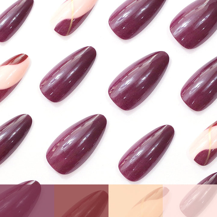 Elegant Gradient Nail Art Finger Design Kalsten