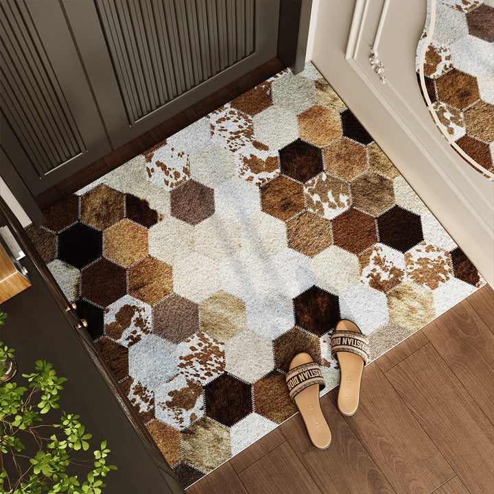 Hexagon Patterned Area Mat