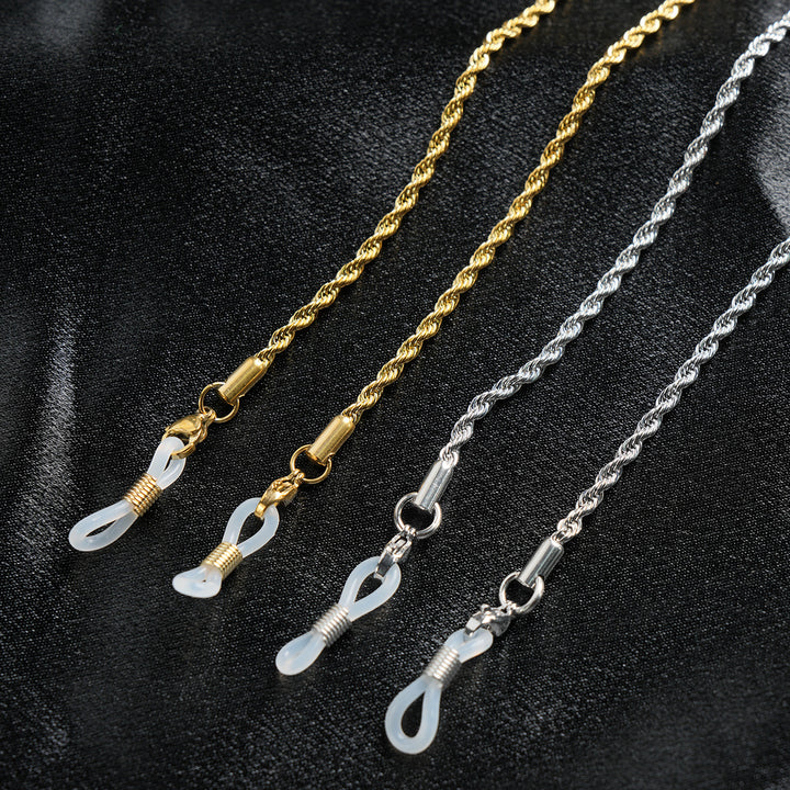 Twisted Metallic Eyewear Chain kalsten