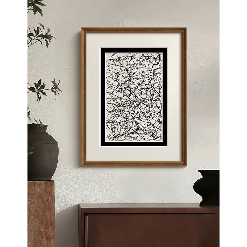 Abstract Line Art Illustration