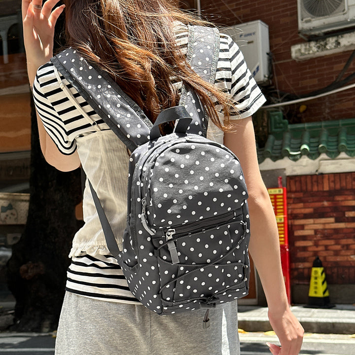 Stylish Polka Dot Backpack Kalsten