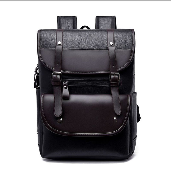 Backpack made of high-quality synthetic leather with multifunctional compartment system Kalsten