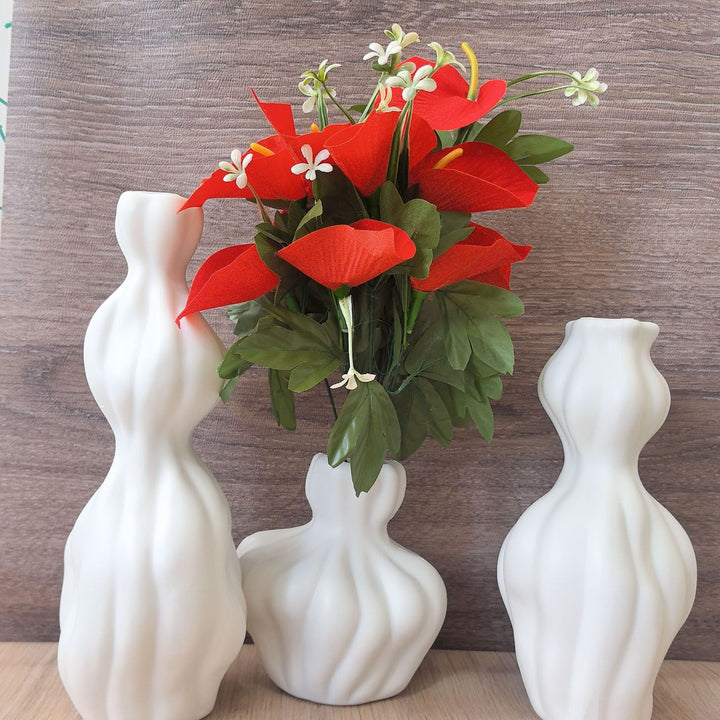 Abstract Textured Decorative Vase Kalsten