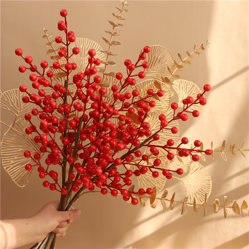 Decorative Faux Berry Stem