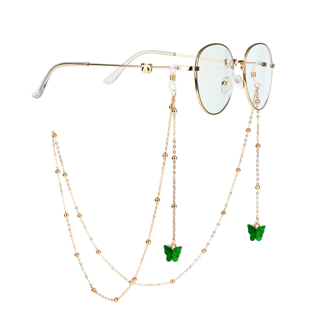 Fashionable sunglasses chains with butterfly pendants Kalsten