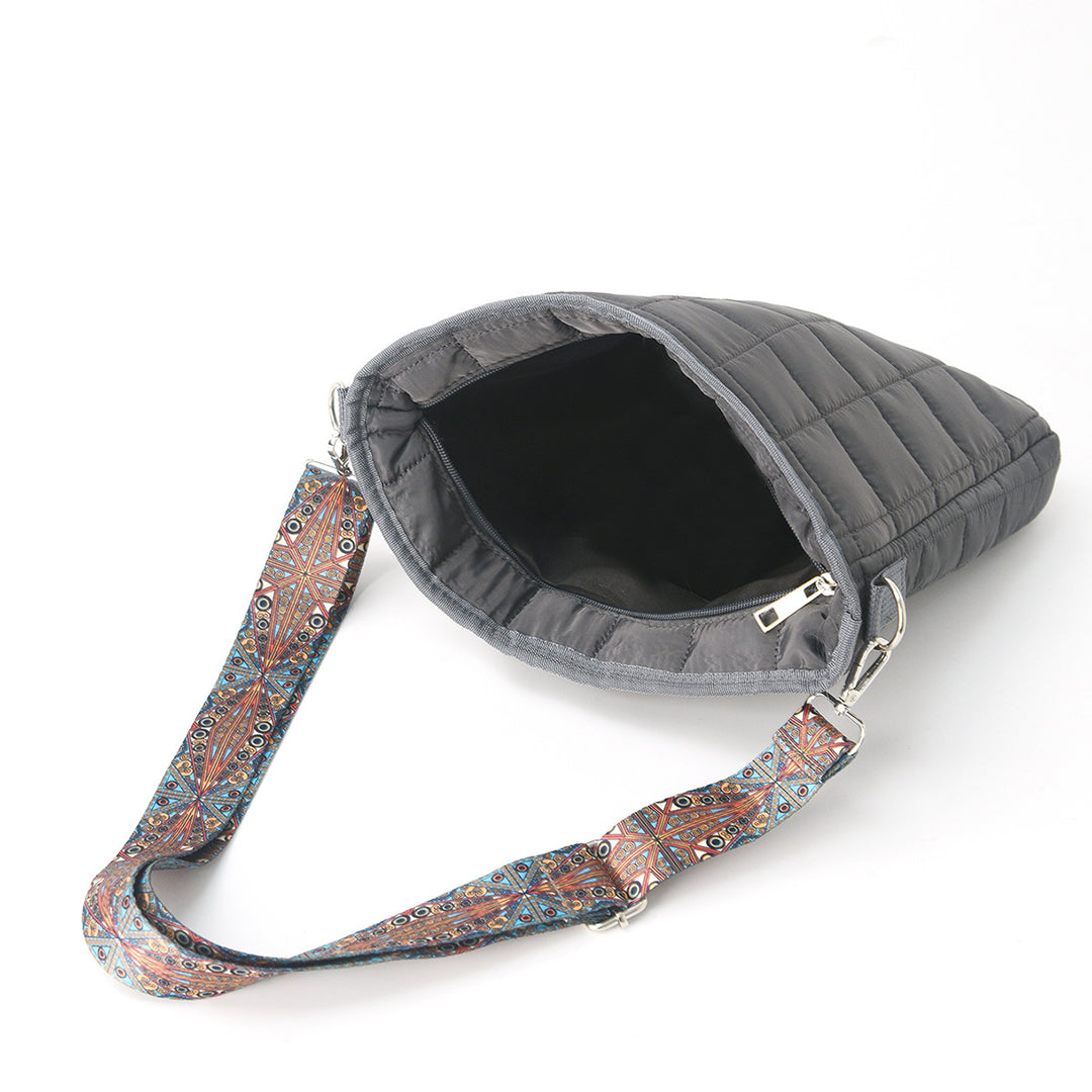 Fashionable shoulder bag with square quilted pattern Kalsten