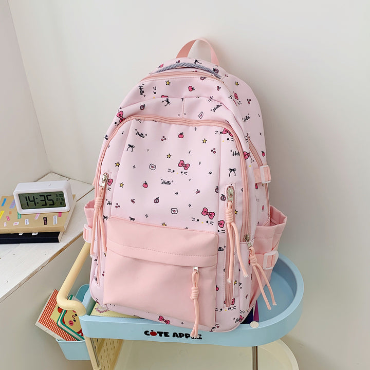Leisure backpack with charming design and practical compartments Kalsten