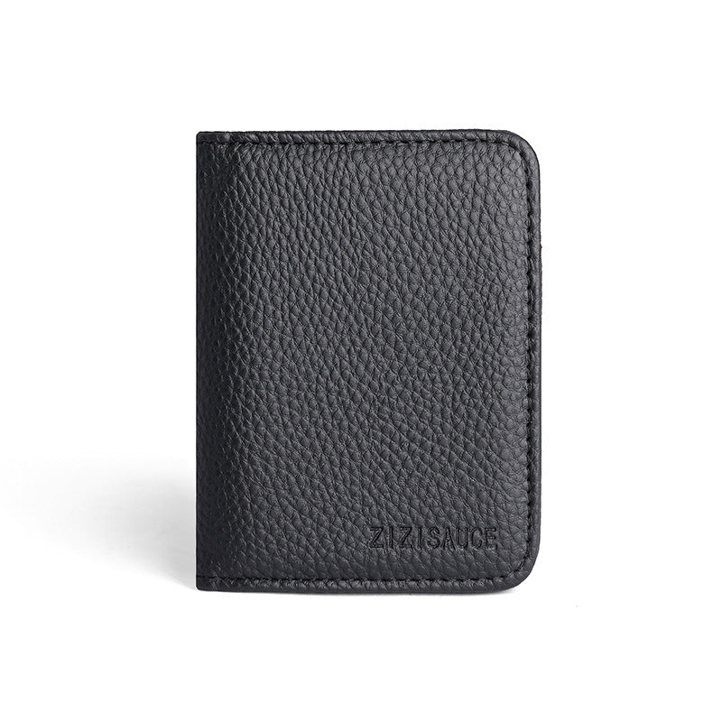 Premium Textured Leather Card Holder