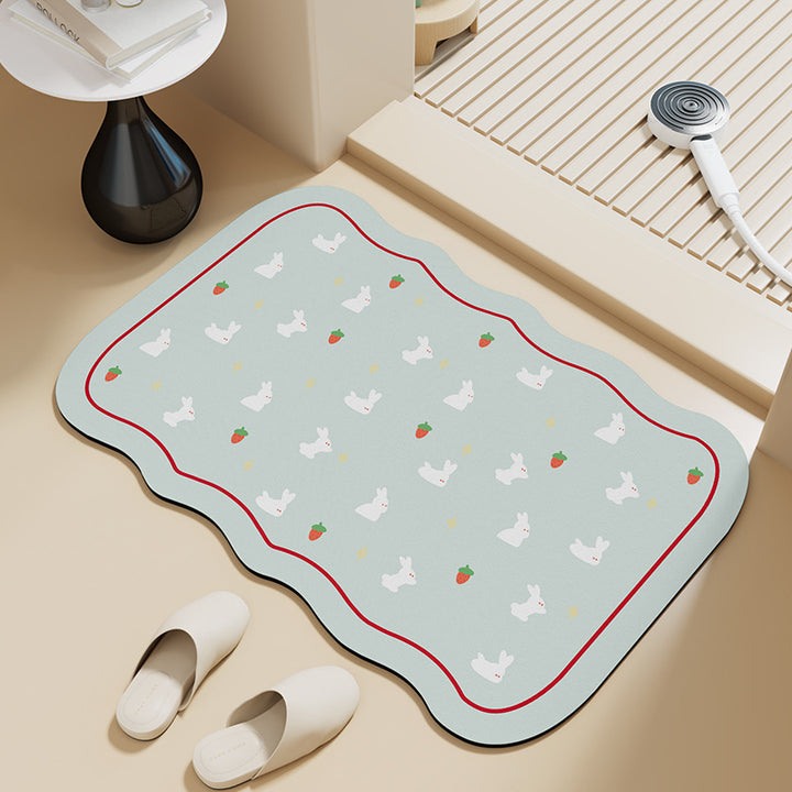 Playful Cat-Themed Area Mat
