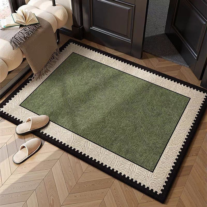 Lace-Edged Decorative Floor Mat Kalsten