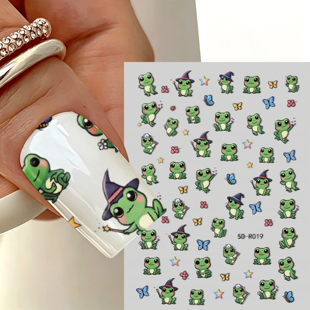 Cute Elephant Nail Art Stickers