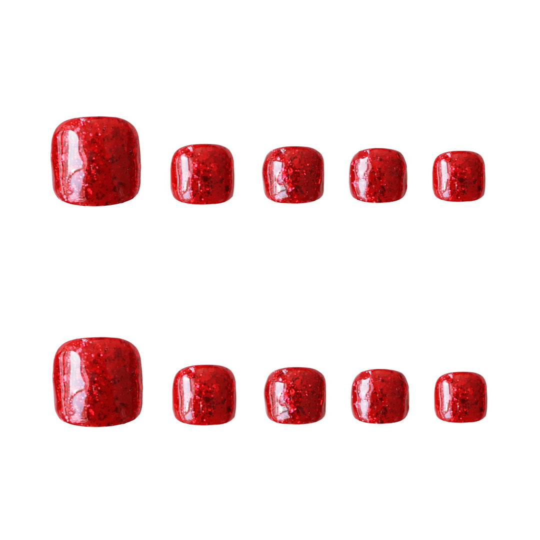 Glittery Nail Set Kalsten