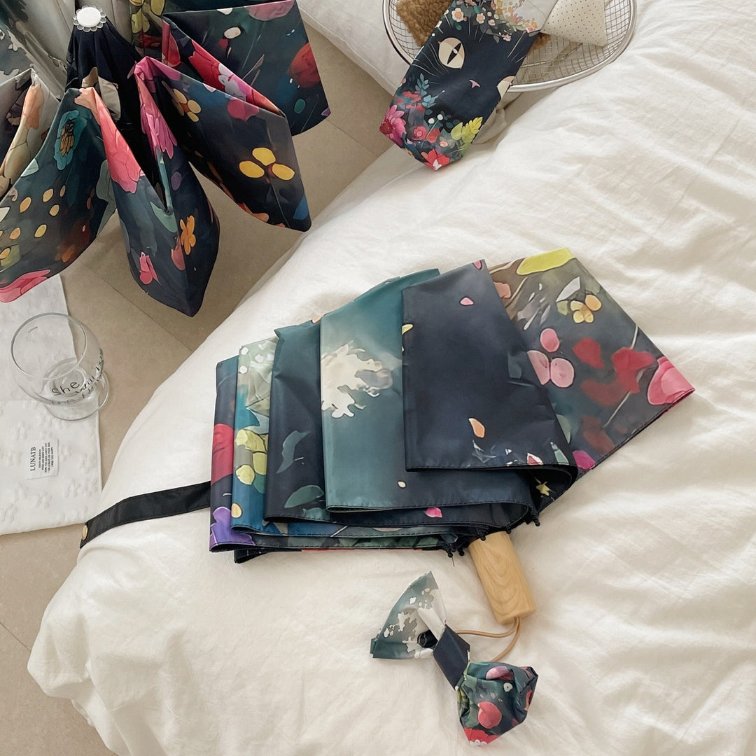 Women's Foldable Shoulder Bag with Colorful Design Kalsten