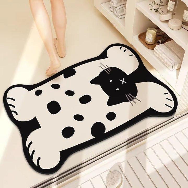 Playful Lion-Themed Bath Mat Kalsten