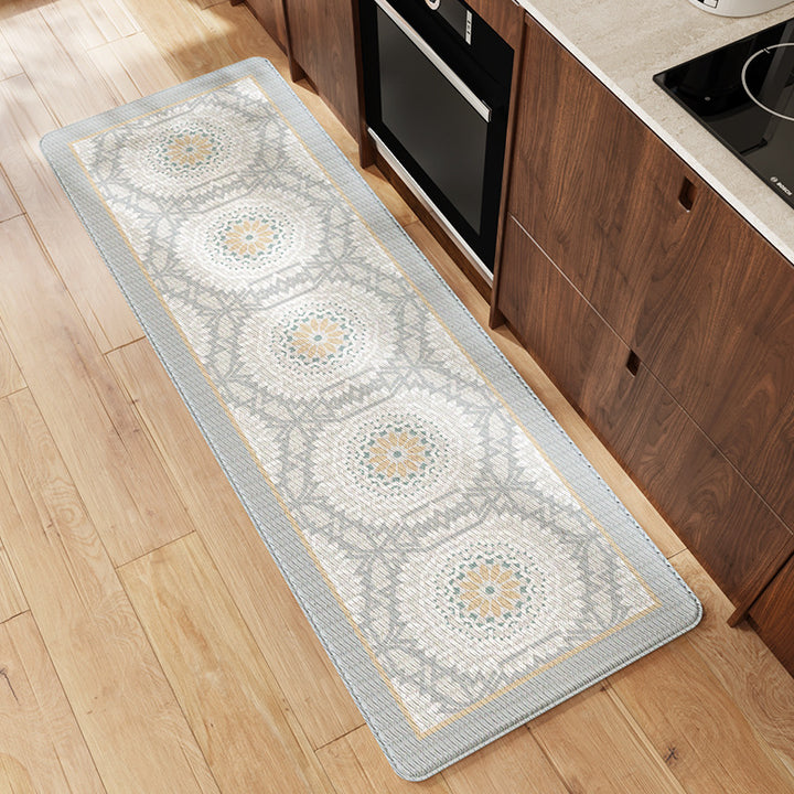 Floral Patterned Kitchen Comfort Mat