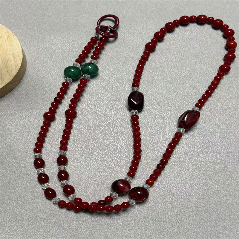 Multi-Strand Beaded Necklace Kalsten