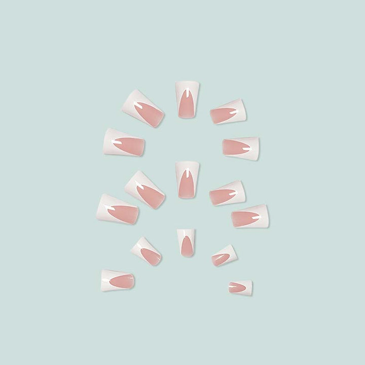 Exquisite artificial nails with modern geometric design Kalsten