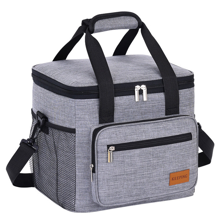 Insulated cooler bag with practical exterior pockets Kalsten