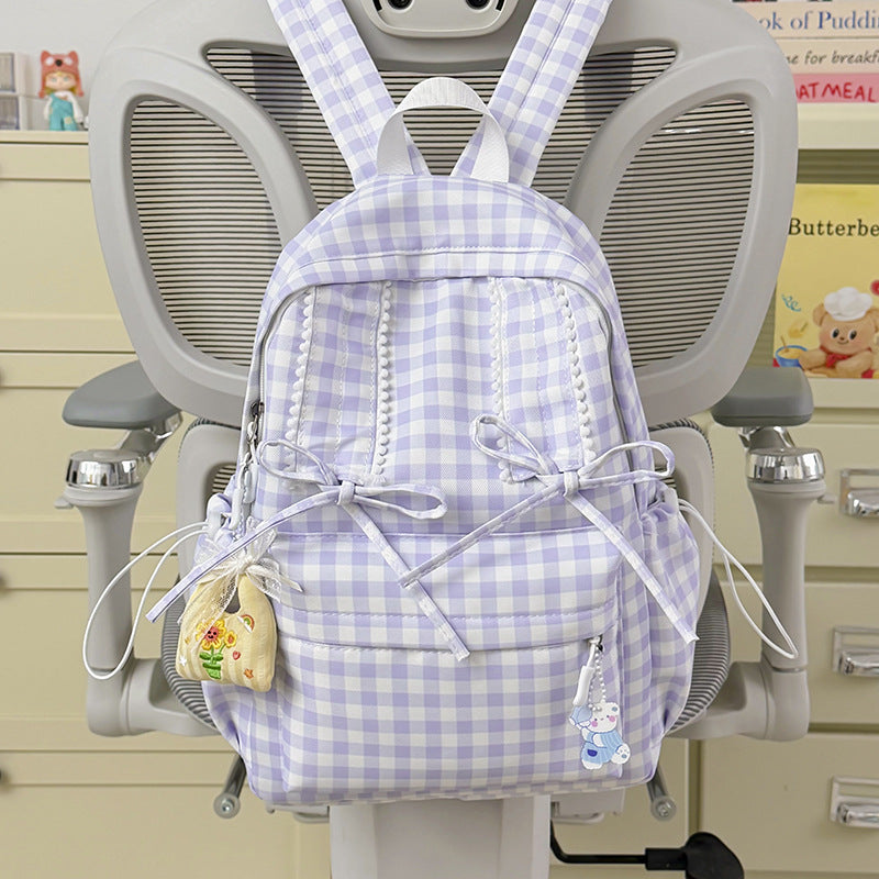 Playful Bunny-Ear Patterned Backpack Kalsten