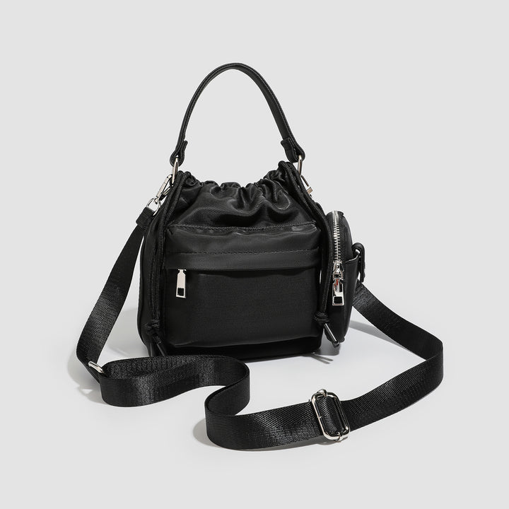 Chic Drawstring Bucket Handbag