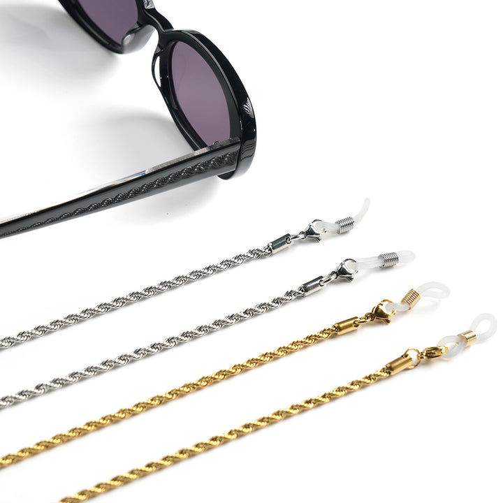 Twisted Metallic Eyewear Chain kalsten