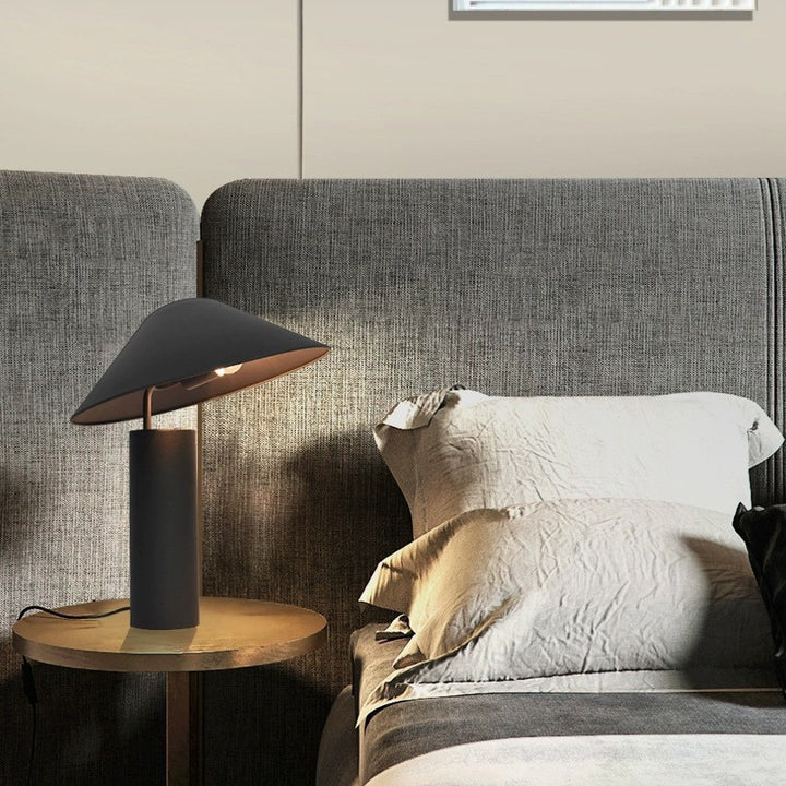 Modern Minimalist Table Lamp with Unique Shade Design