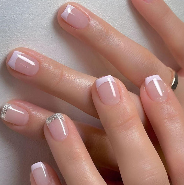 Elegant French Tip Acrylic Nail Enhancements Kalsten 1789915301