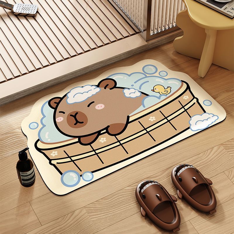Cartoon-Themed Indoor Bath Mat Kalsten
