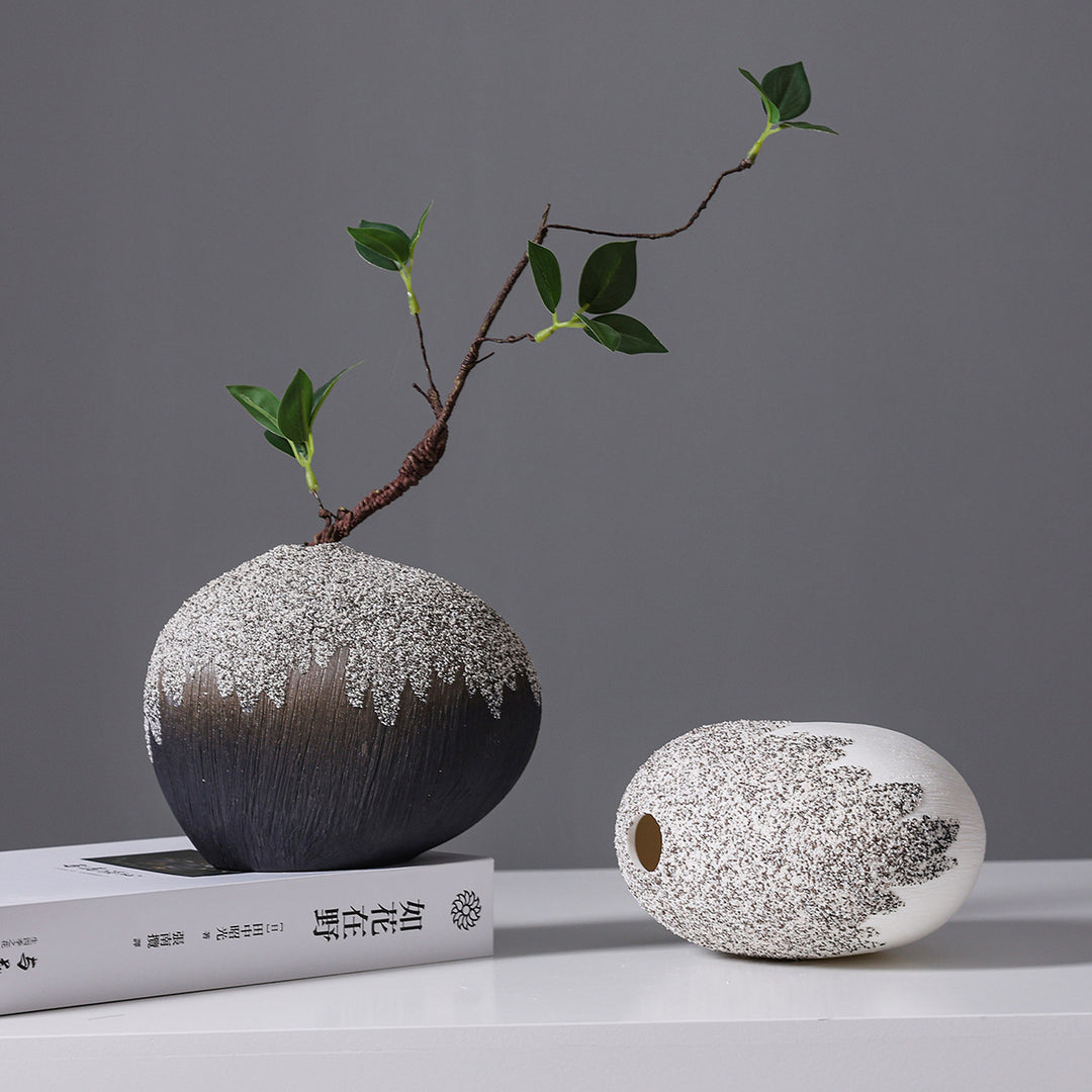 Decorative Organic Shaped Ceramic Vase